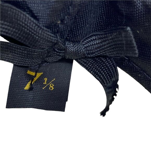 Pendleton Fedora Hat Grandpa Gray Navy Brown Plaid Virgin Wool Fitted Size 7-1/8 - Picture 8 of 16